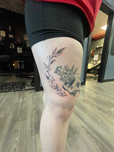 Explore awesome finger tattoo ideas, creative tattoo ideas in Omaha, available at Villains Black