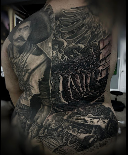 Explore felix the cat tattoo ideas, creative tattoo ideas in Mesa, available at Time is Art Tattoo Studios