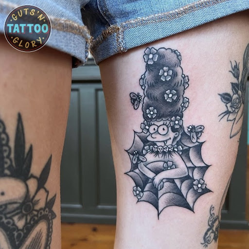 Explore ai tattoo ideas, creative tattoo ideas in Kingston, available at GutsN Glory Tattoo LLC