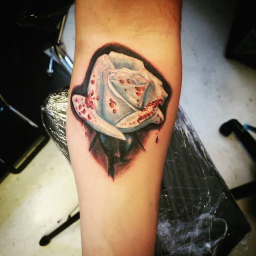 Explore simple space tattoo ideas, creative tattoo ideas in El Paso, available at Dead Hamster Tattoo