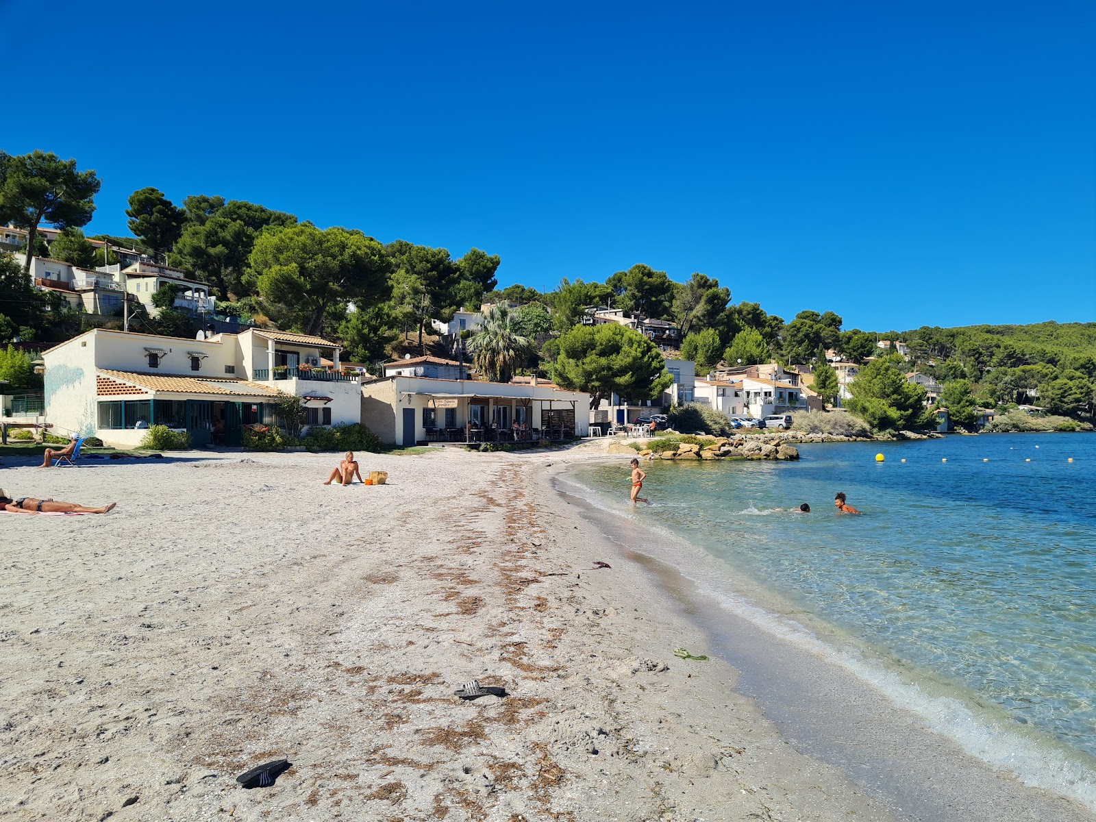 Foto di La Plage du Ranquet con una superficie del piccoli ciottoli beige