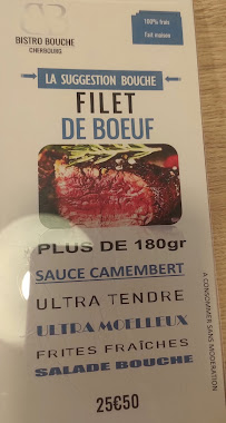 Restaurant Bistro Bouche à Cherbourg-en-Cotentin (la carte)