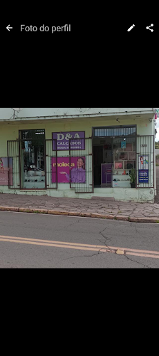 Logo da empresa - D&A calçados e modas