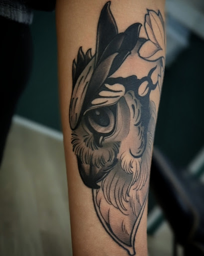 Explore record tattoo ideas, creative tattoo ideas in Colorado Springs, available at Empire Tattoo Co.