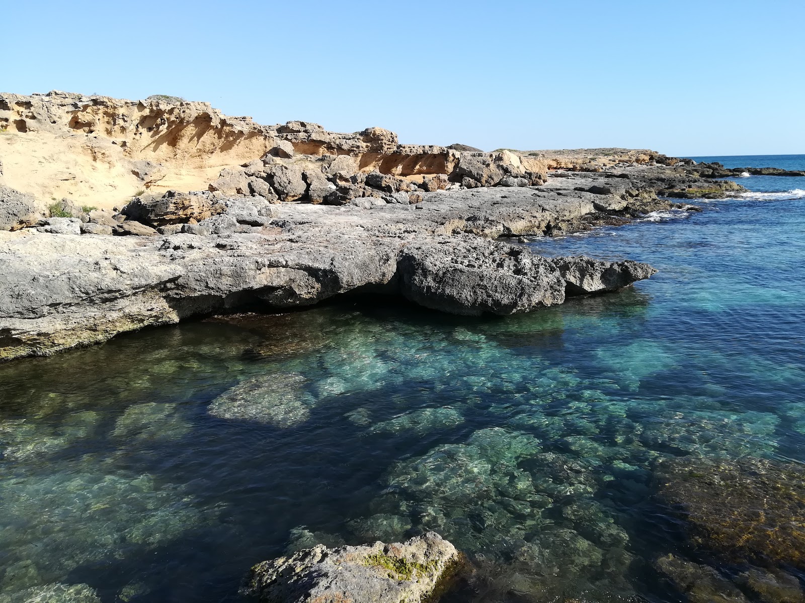 Valokuva Spiaggia di Posto Li Sorciista. villi alue