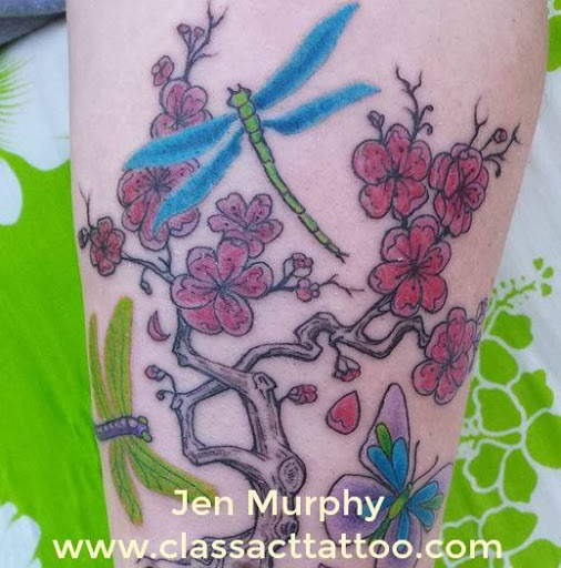 Explore gangster sleeve tattoo ideas, creative tattoo ideas in Puyallup, available at Class Act Tattoo Studio