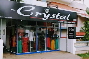 Crystal textiles and stitching Centre image