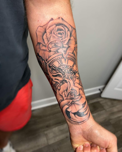 Explore throat tattoo ideas for females, creative tattoo ideas in Jackson, available at Inkk Culture Tattoo