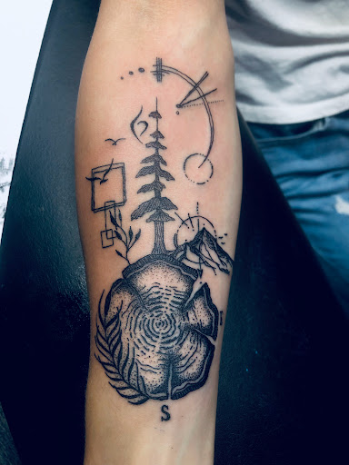 Explore kid tattoo ideas, creative tattoo ideas in North Tonawanda, available at Dark Side Ink Tattoo Studio