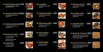 Menu du baran resturant à Kassel