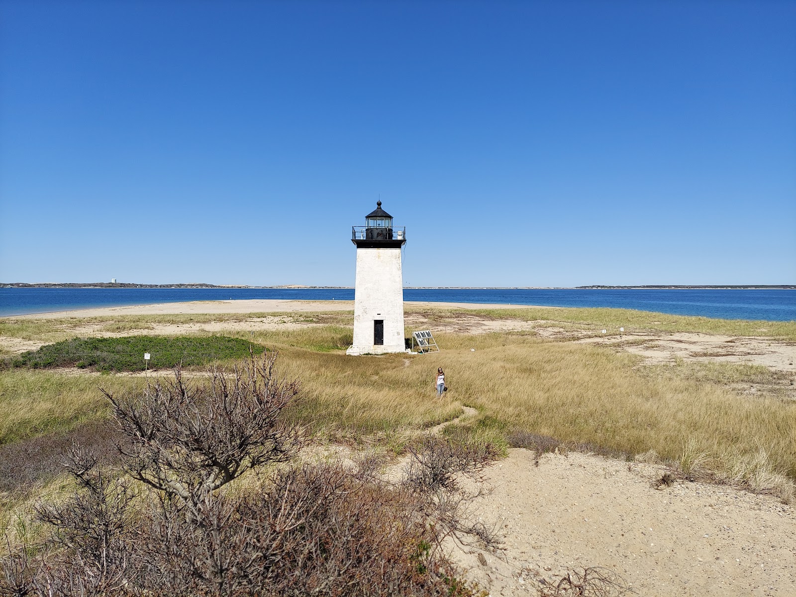 Foto van Long Point beach met recht en lang