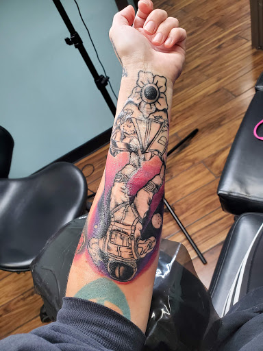 Explore bf name tattoo ideas, creative tattoo ideas in Calhoun, available at A Sailors Grave Tattoo Parlor