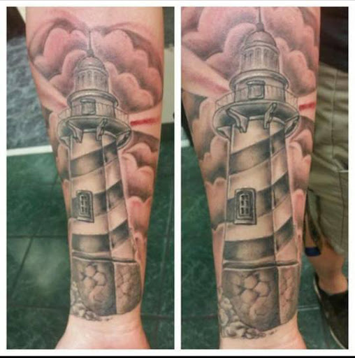 Explore simple leg tattoo ideas, creative tattoo ideas in Port Charlotte, available at Black Sails Tattoo