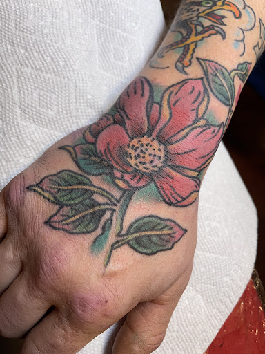 Explore world traveler tattoo ideas, creative tattoo ideas in Brooklyn, available at Electric Lotus Tattoo