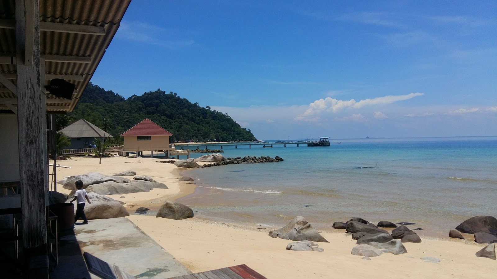 Photo of Coral Beach Tioman with long straight shore