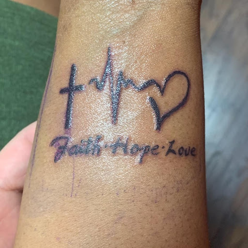 Explore tattoo ideas daughters name, creative tattoo ideas in Mesa, available at Next Wave Tattoos and Piercings 2