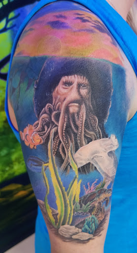 Explore turtle tattoo ideas for guys, creative tattoo ideas in Vienna, available at Patriot Arms Ink LLC