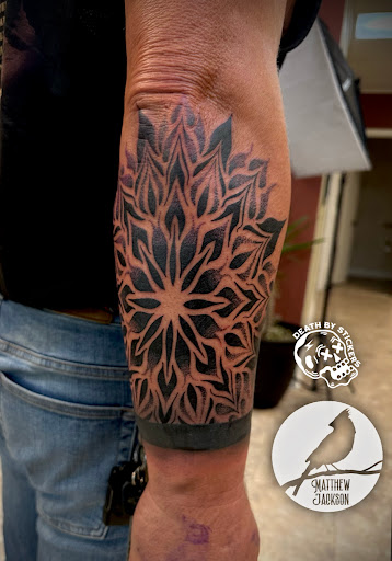 Explore dead tree tattoo ideas, creative tattoo ideas in Nashville, available at RedBird Tattoo