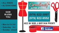 CAROLINA'S ALTERATIONS - Photo 2 - Car repair in Bryan, TX, College Station