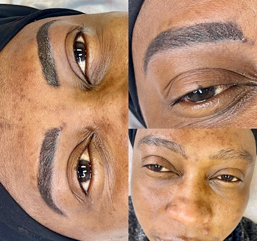 Explore heaven and hell tattoo ideas, creative tattoo ideas in Savannah, available at Haute Brows. Cosmetic Tattoo