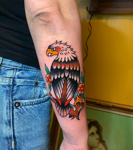 Explore native american sleeve tattoo ideas, creative tattoo ideas in Mount Washington, available at Prevail Tattoo