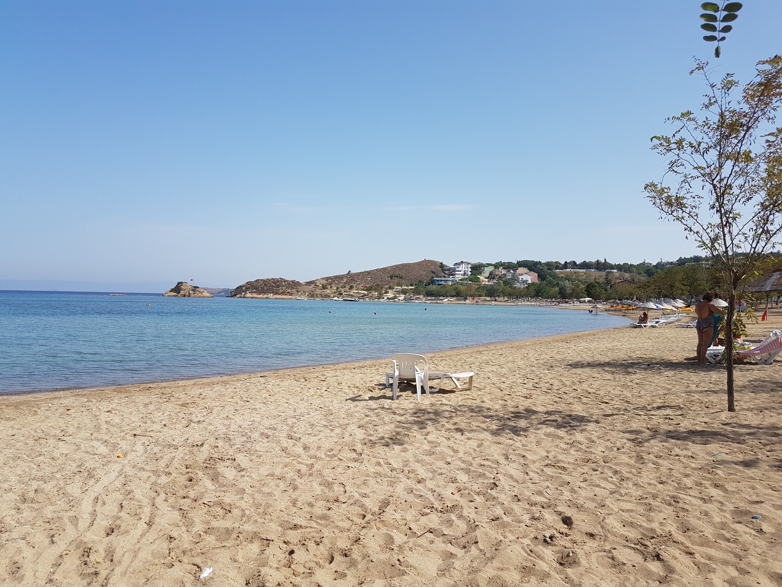 Foto van Guneyli beach en de nederzetting