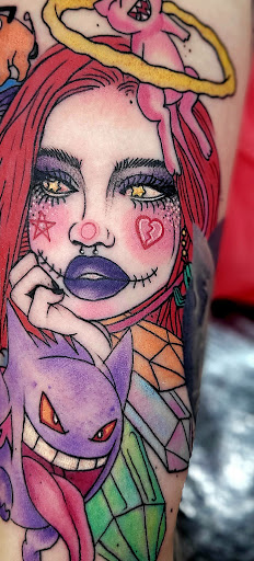 Explore krishna tattoo ideas for ladies, creative tattoo ideas in Benton, available at Spectrum Tattoo