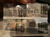 La Villa à Lagny-sur-Marne menu