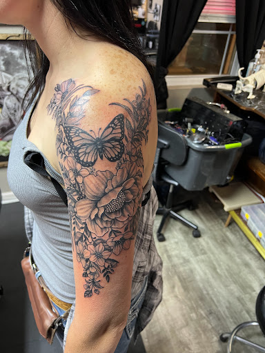 Explore smile now cry later tattoo ideas, creative tattoo ideas in Linn Creek, available at Hillard Skillard Tattoos, LLC.