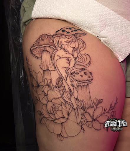 Explore skeleton tattoo ideas, creative tattoo ideas in San Antonio, available at Twisted Tattoo