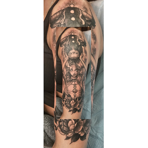 Explore zombie tattoo ideas, creative tattoo ideas in Pittsburgh, available at inkadinkadoo tattoo studio