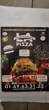 Pizzeria La pizza & Burger o 5 à Montlhéry (la carte)