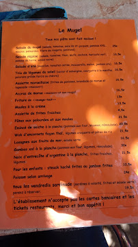 Restaurant Le Mugel à La Ciotat carte