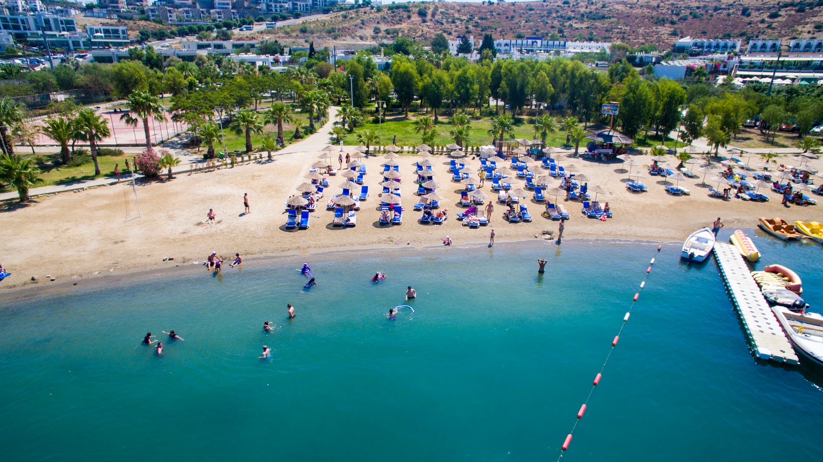 Photo of Belediye beach with brown sand surface