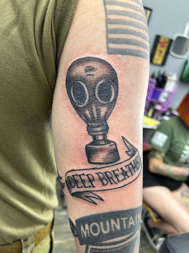 Explore religious cross tattoo ideas, creative tattoo ideas in El Paso, available at American Tattoo Society of Ft Bliss