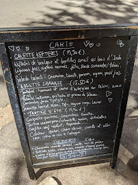 Carte du Café du Temps à Aix-en-Provence
