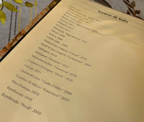 Menu / carte de Tenuta Montelaura Agri-Braceria à Forino