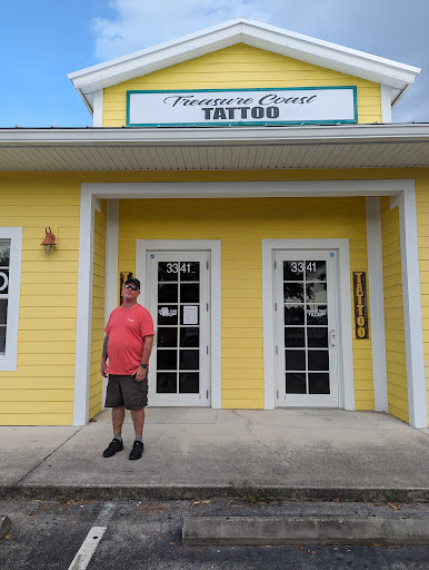 Explore salmon tattoo ideas, creative tattoo ideas in Jensen Beach, available at Treasure Coast Tattoo Co.