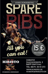 Menu / carte de Restaurant Hiristo à Landsberg am Lech