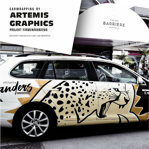 Rezensionen über Artemis Graphics und Werbetechnik in Buchs - Grafikdesigner