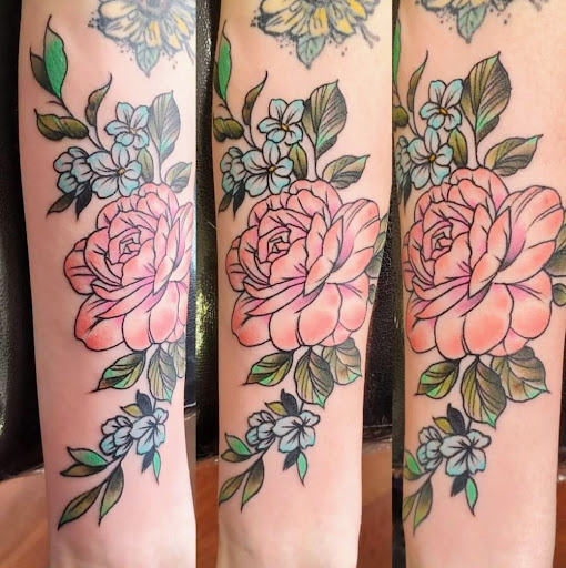 Explore female full back tattoo ideas, creative tattoo ideas in Spokane, available at Feel Good Ink