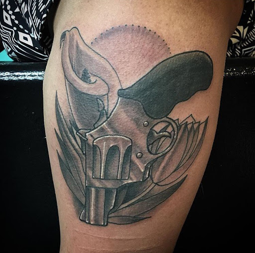 Explore elder scrolls tattoo ideas, creative tattoo ideas in San Diego, available at Sideshow Tattoo and Piercing