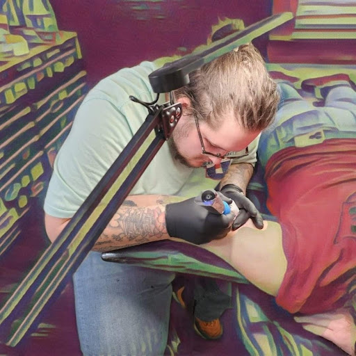 Explore chest tribal tattoo ideas, creative tattoo ideas in Warrensburg, available at Altered Visions Tattoo Studio