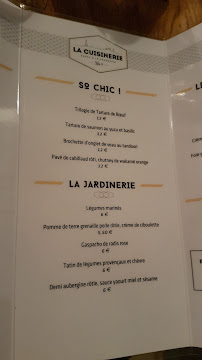 La Cuisinerie à Lyon menu