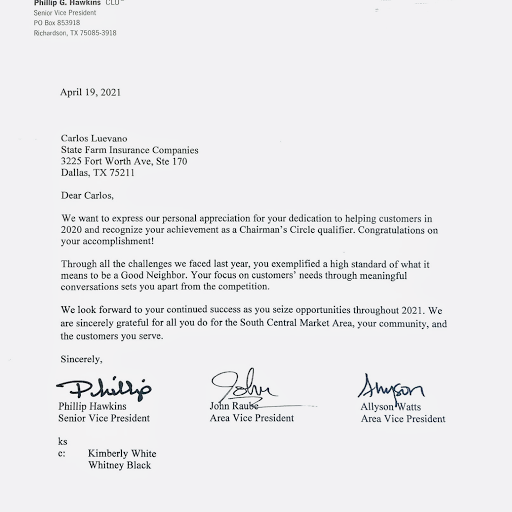 Auto Insurance Agency «Carlos Luevano Jr - State Farm Insurance Agent», reviews and photos