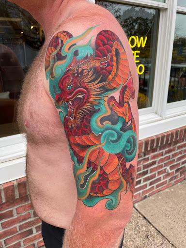 Explore eclipse tattoo ideas, creative tattoo ideas in Glenside, available at Yellow Rose Tattoo