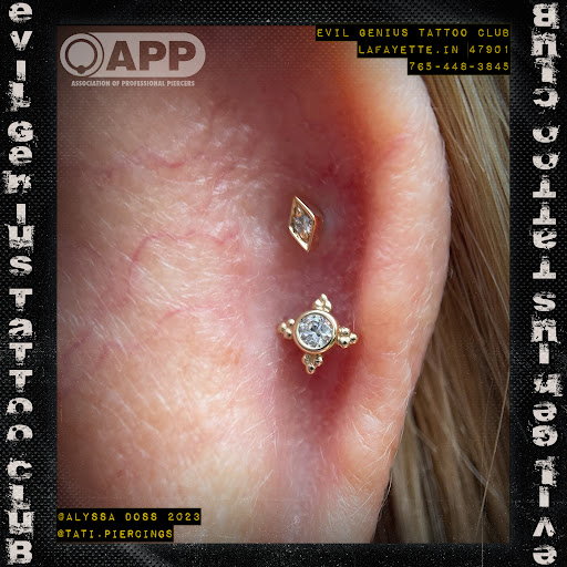 Explore forearm half sleeve tattoo ideas, creative tattoo ideas in Lafayette, available at Evil Genius Tattoo Club