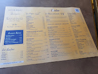 Restaurant L'Atelier à Cabourg (la carte)