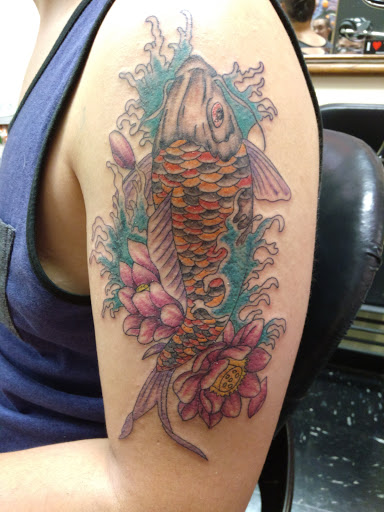 Explore tattoo ideas yin yang, creative tattoo ideas in Overland Park, available at Inkslingers Tattoo Studio