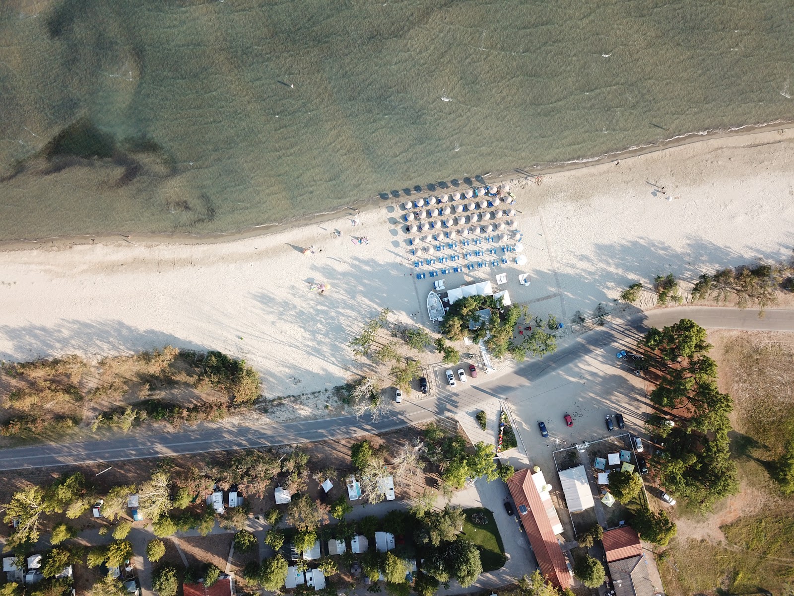Photo of Mandra beach amenities area